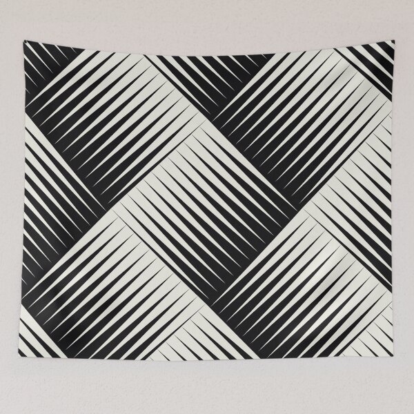 Item preview, Black and White Geometric Pattern No.4 designed and sold by venella.