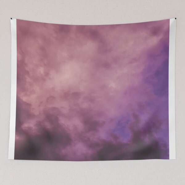 Item preview, Storm pink and purple clouds above the hills  designed and sold by MousaObaid.