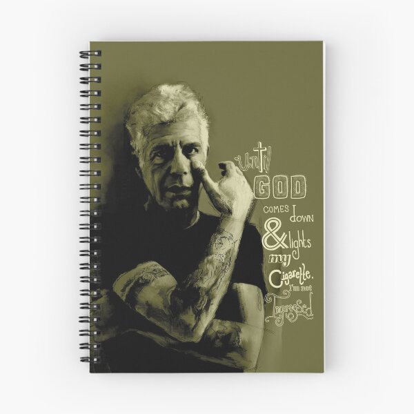Item preview, Anthony Bourdain designed and sold by ItsDarkInThere.