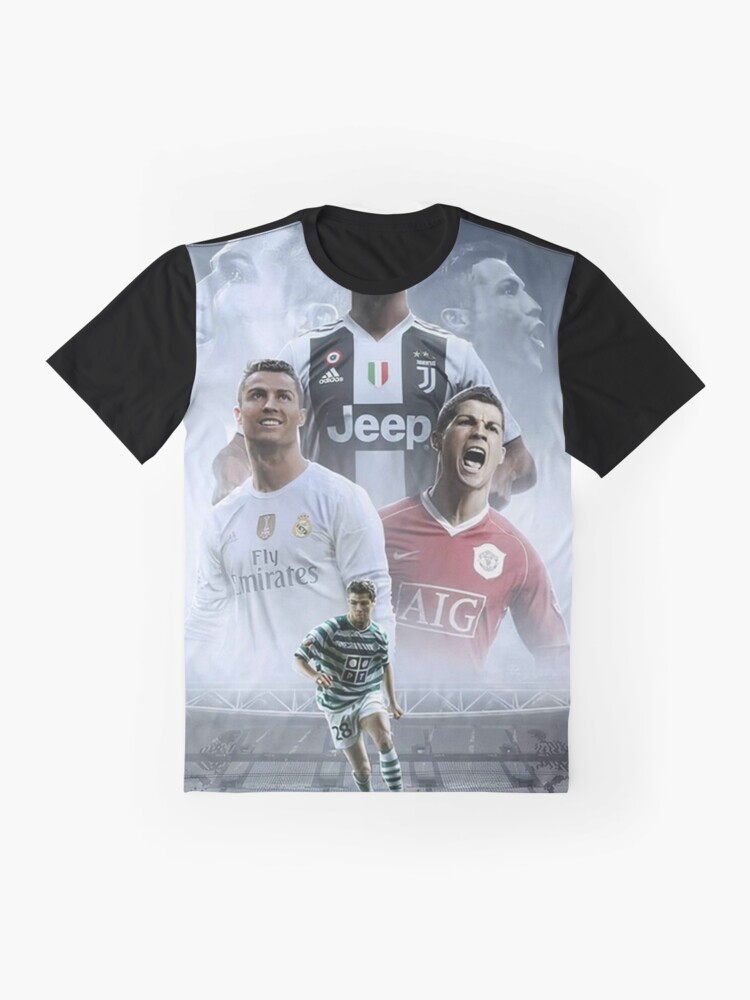 Cristiano Ronaldo at his current and former clubs Poster for Sale by  sonchezzz