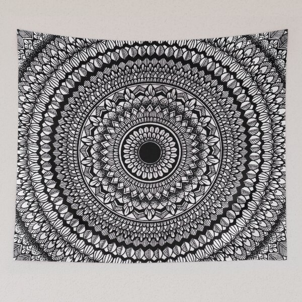 Item preview, Black an white mandala art. designed and sold by Mandala & More.