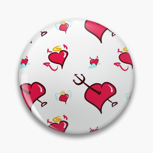 Item preview, Angelicly Devilish Hearts (Light Background) designed and sold by IDIVAGANTE.