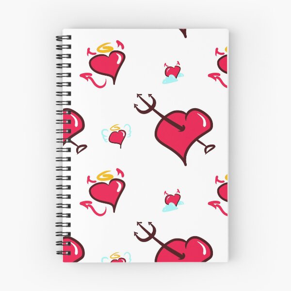 Item preview, Angelicly Devilish Hearts (Light Background) designed and sold by IDIVAGANTE.