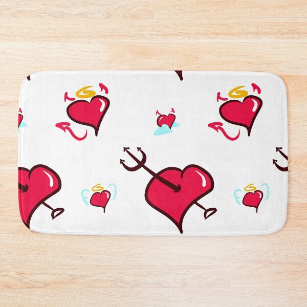 Item preview, Angelicly Devilish Hearts (Light Background) designed and sold by IDIVAGANTE.