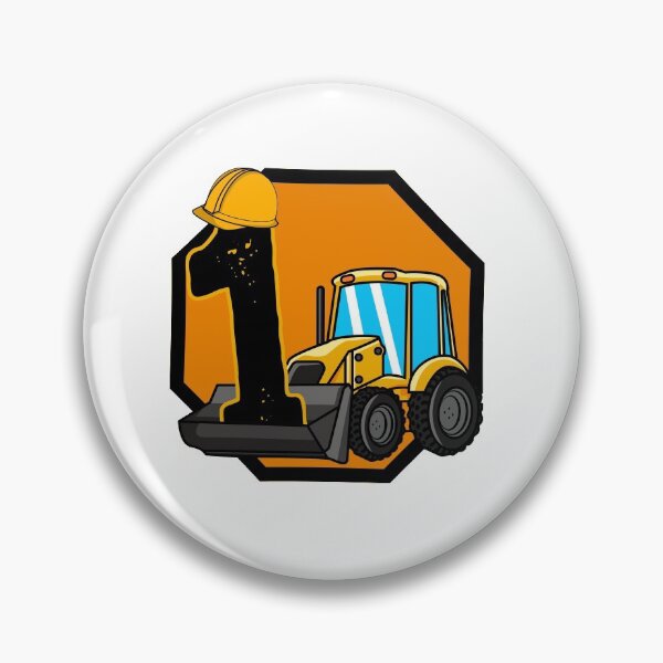 Item preview, Bucket excavator Children's birthday 1 year excavator designed and sold by LuminOrb.