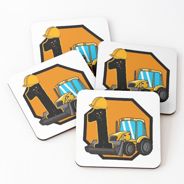 Item preview, Bucket excavator Children's birthday 1 year excavator designed and sold by LuminOrb.