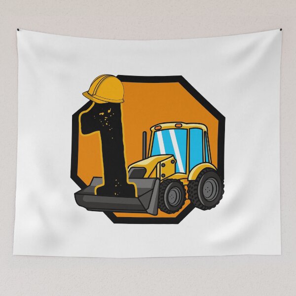Item preview, Bucket excavator Children's birthday 1 year excavator designed and sold by LuminOrb.