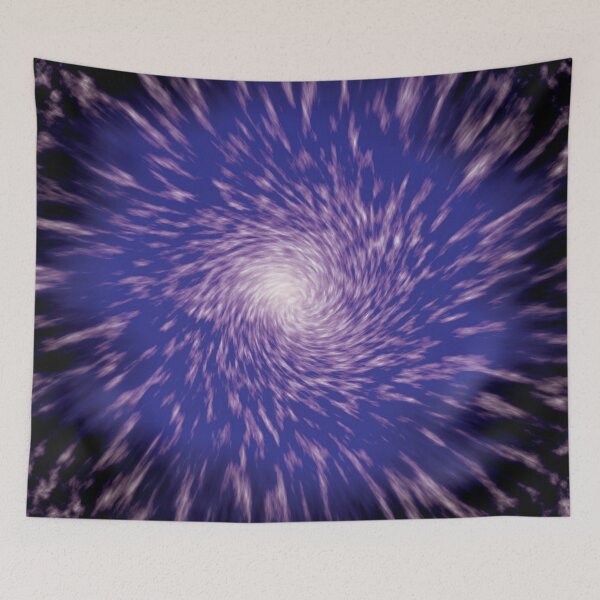 Item preview, Blue tie dye circle effect designed and sold by Mandala & More.