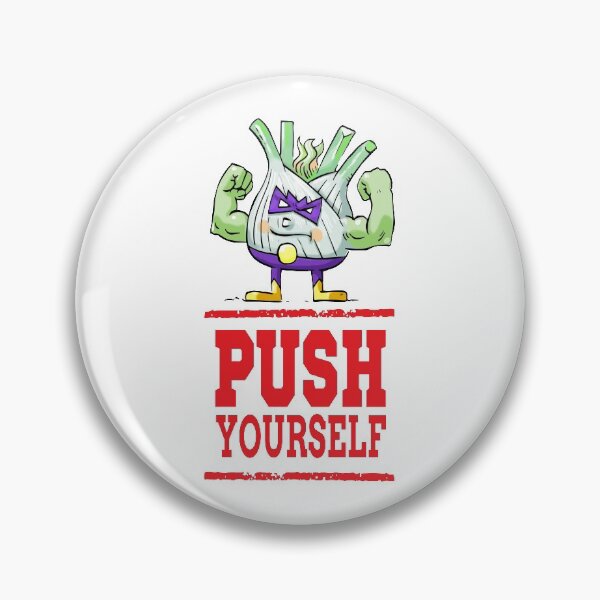 Item preview, Push Yourself Funk Up Fennel Double Bicep Bodybuilder designed and sold by ProjectX23.