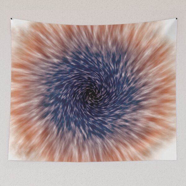 Item preview, Blue and brown tie dye designed and sold by Mandala & More.