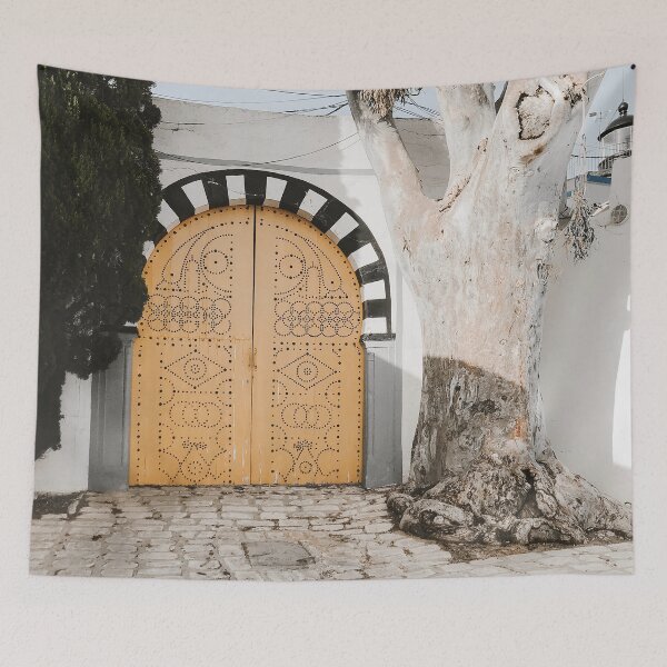 Item preview, Yellow gate door, handcrafted  designed and sold by Melissa Peltenburg.