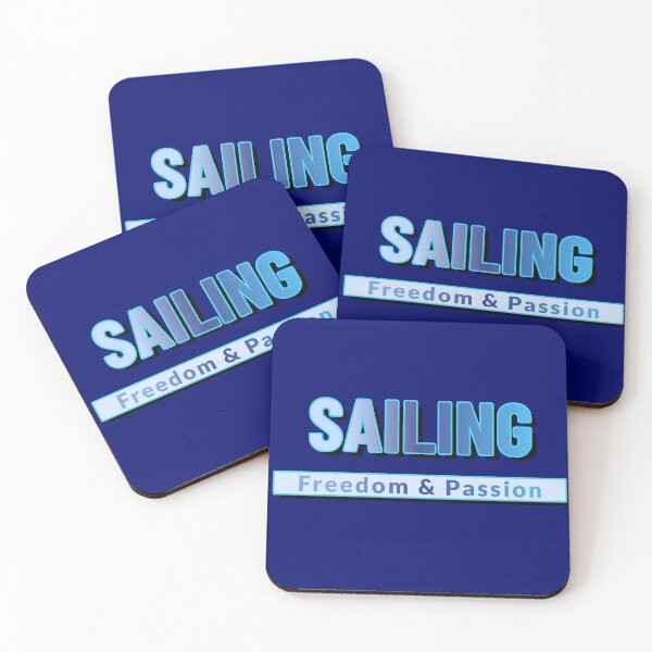 Item preview, Nautical Life and Sailing: Sailing Freedom and Passion designed and sold by JJWilsonTees.