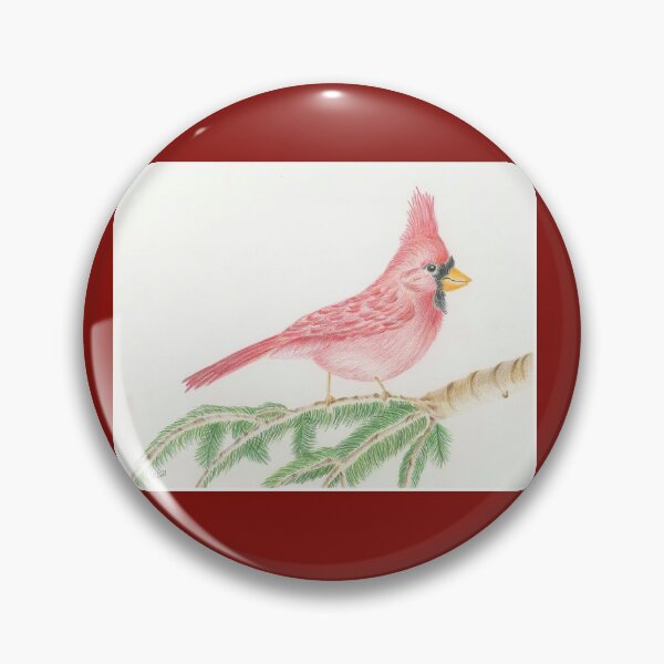 Item preview, Cardinal on a Branch designed and sold by artsybrie.