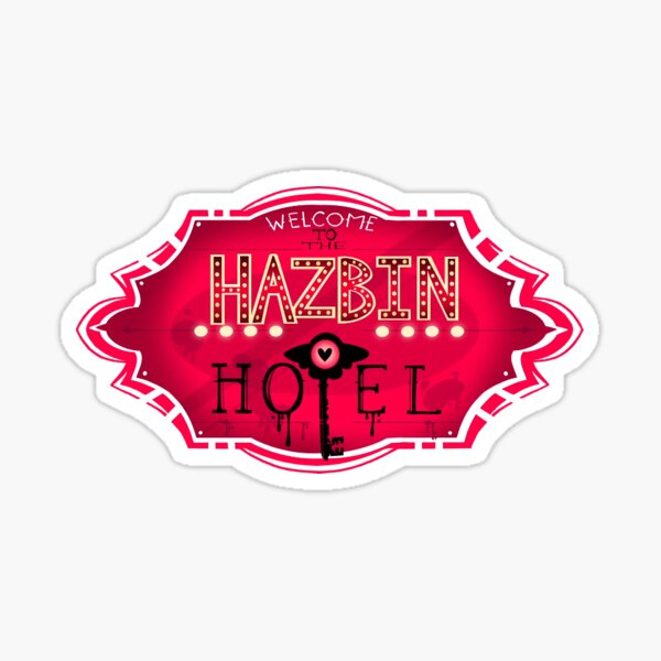 Hazbin Hotel Logo Sticker