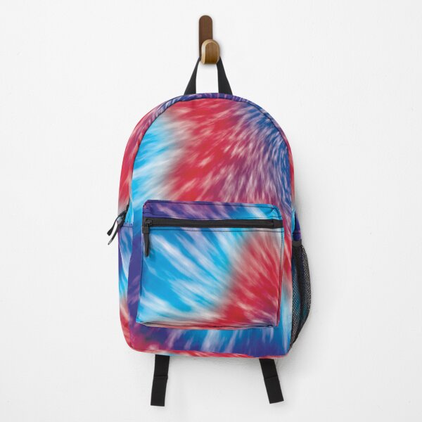 Item preview, Blue, red and white circular tie dye effect designed and sold by Mandala & More.