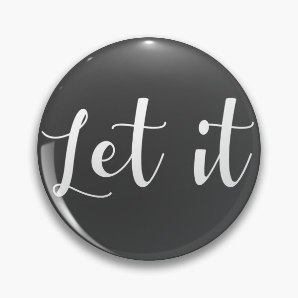 Item preview, Let It inspirational three word quote designed and sold by flexycreatives.