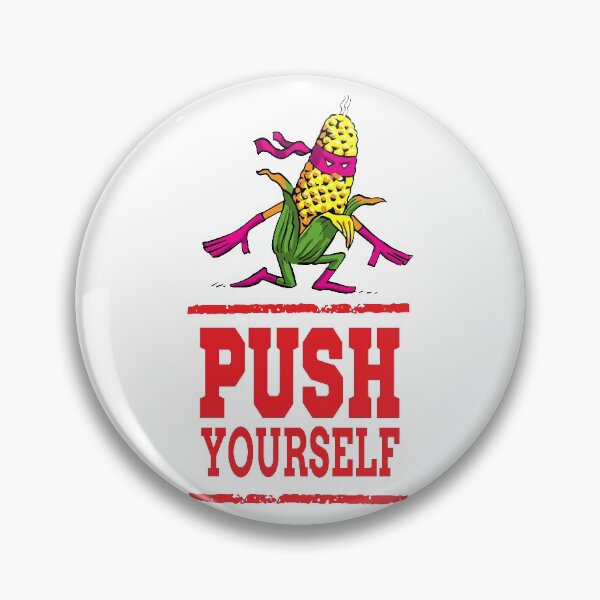 Item preview, Push Yourself Corn On The Cob Big Corner Ninja Foodietoon Vegetable Superheroes   designed and sold by ProjectX23.