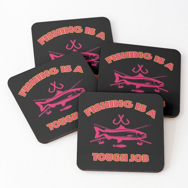 Item preview, Fishing is A Tough Job Design Image designed and sold by triangle-studio.