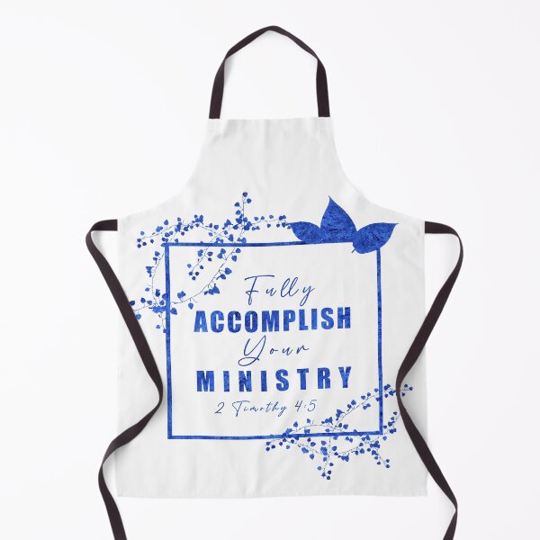Item preview, Fully Accomplish Your Ministry - White and Blue designed and sold by Yesido.