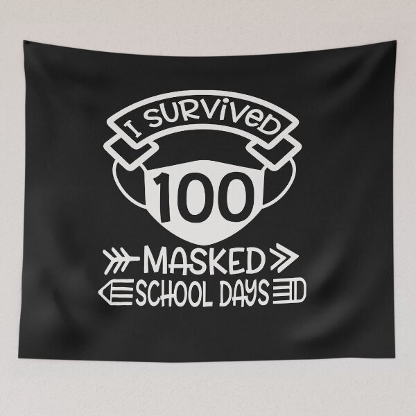 Item preview, I Survived 100 masked School Days  designed and sold by binly123.
