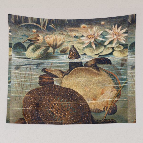 Artikelvorschau, Soft shell Turtles vintage illustration entworfen und verkauft von Vintage Designs +.