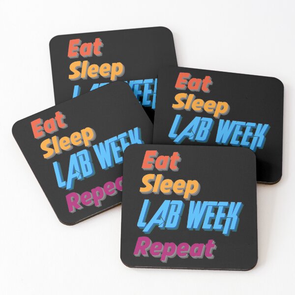 Item preview, EAT SLEEP LAB WEEK REPEAT MEDICAL LABORATORY SCIENTIST  designed and sold by Hippiesole.