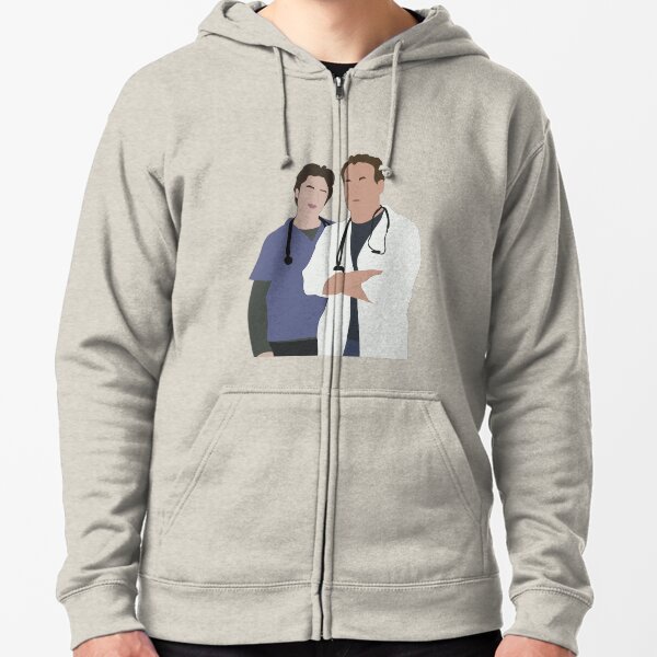 JD & Dr. Cox Zipped Hoodie