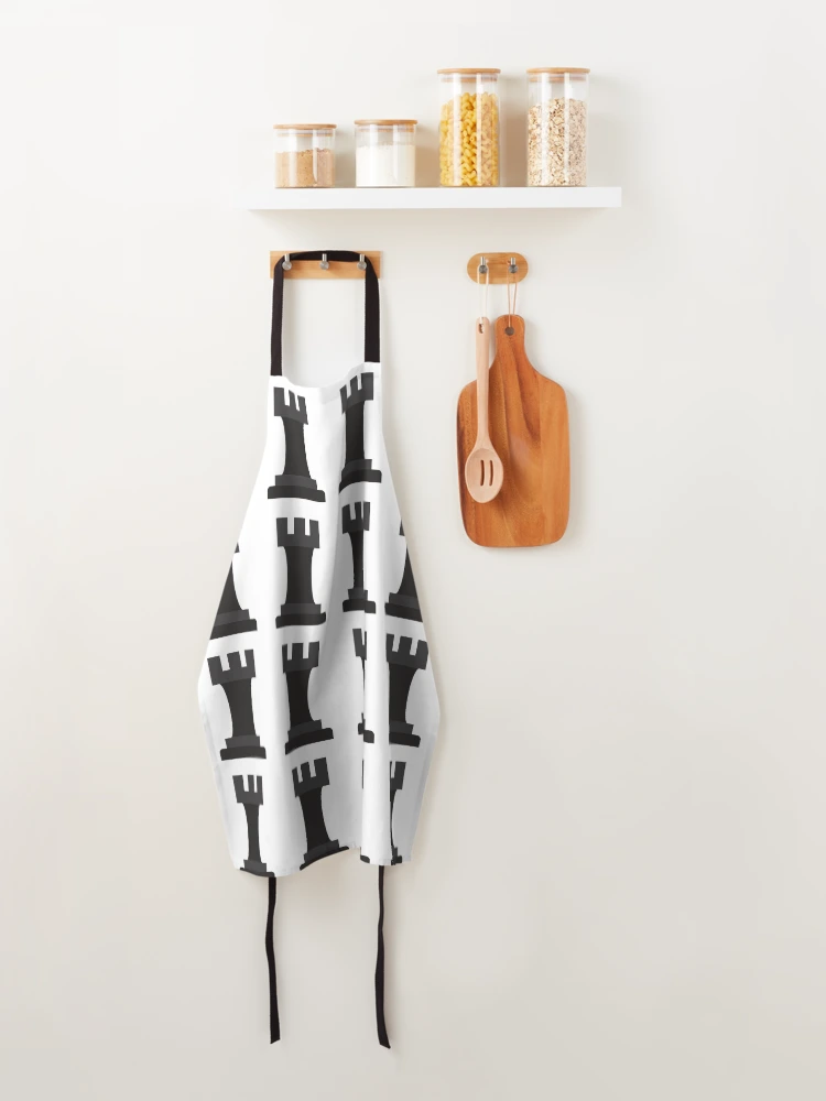 Thumbnail 4 of 6, Apron, Chess Pattern- Rook designed and sold by Faheem19.