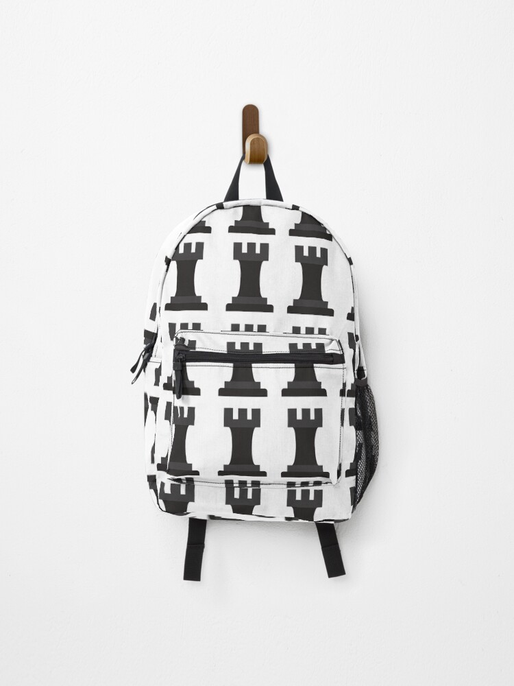 Thumbnail 1 of 3, Backpack, Chess Pattern- Rook designed and sold by Faheem19.