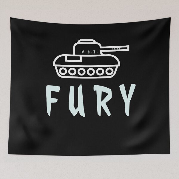 Item preview, Fury the tank world of tanks fan get it now designed and sold by Valicourt.