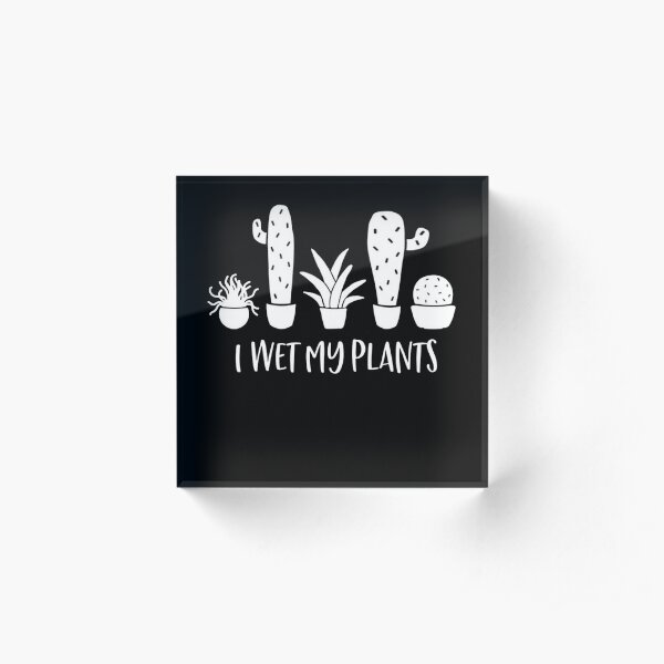 Herbology Harry I wet My Plants Gifts Sets Books Acrylic Block