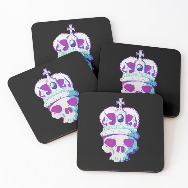 Item preview, King Arthur Skull (badge design over black) designed and sold by cu-b3.
