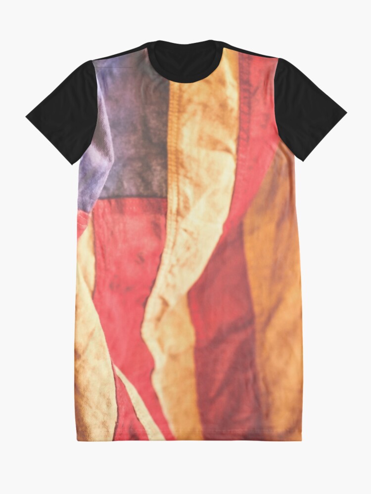 Alternate view of American Old Flag Graphic T-Shirt Dress