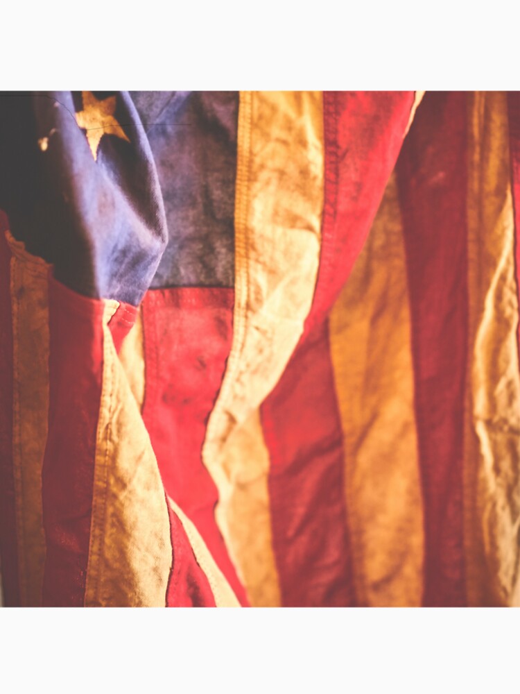 Thumbnail 5 of 5, Long T-Shirt, American Old Flag designed and sold by Claudiocmb.