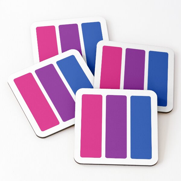 Item preview, Bisexual Pride Flag Colors Bar Strips designed and sold by meicha.