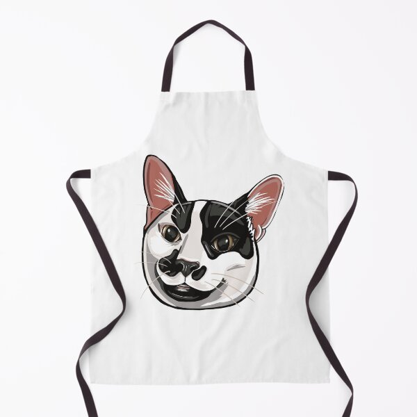 Item preview, Black and white cat designed and sold by Colonels  Basement.