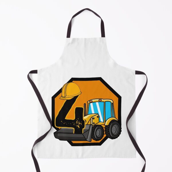 Item preview, Backhoe children's 4th birthday 4 year excavator designed and sold by LuminOrb.
