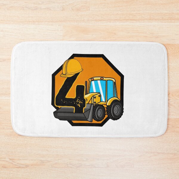 Item preview, Backhoe children's 4th birthday 4 year excavator designed and sold by LuminOrb.