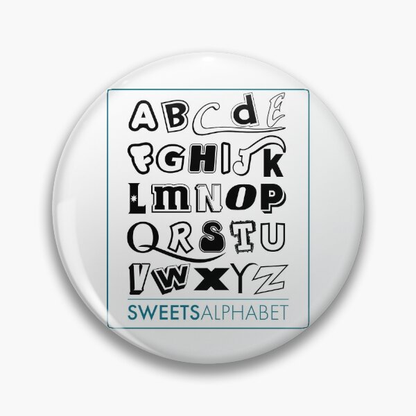 Item preview, Sweets alphabet A to Z designed and sold by BlimeyPrints.