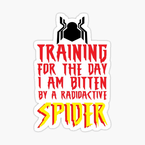 Artikel-Vorschau von Training für den Tag bin ich gebissen von einem radioaktiven Spider MCU Tank Top, designt und verkauft von xxdude4xx.
