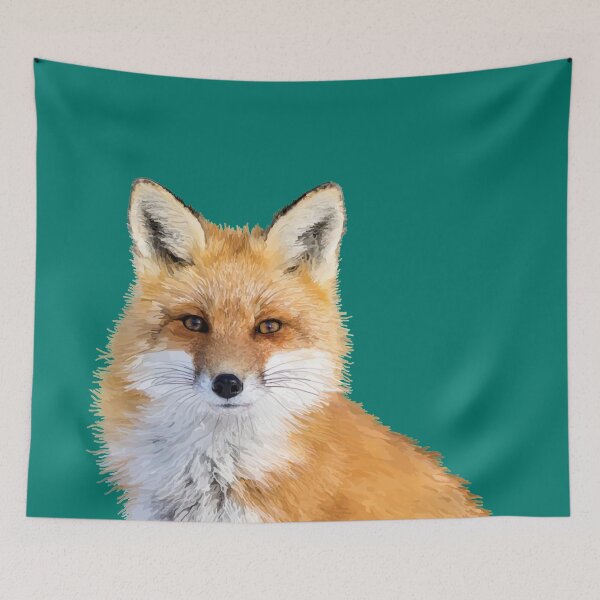 Item preview, Fox illustration designed and sold by Scat the cat.