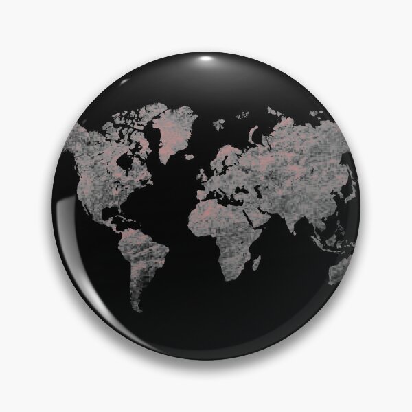 Item preview, World Map Rose Gold Pink Vintage designed and sold by MousaObaid.