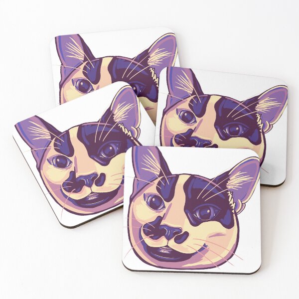 Item preview, Colourful cat designed and sold by Colonels  Basement.