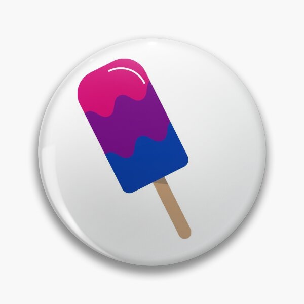 Item preview, Subtle Bisexual Pride Ice Cream Popsicle Stick designed and sold by meicha.