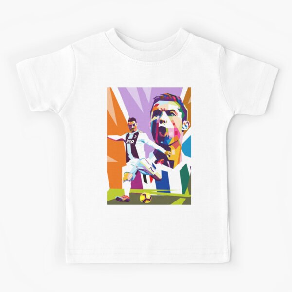 Siuuuuuu Cristiano Ronaldo - Camiseta de manga corta para niños, Rojo 