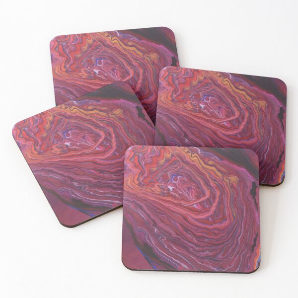 Item preview, Heartbeat Abstract Painting Print designed and sold by ByBeccaArt.