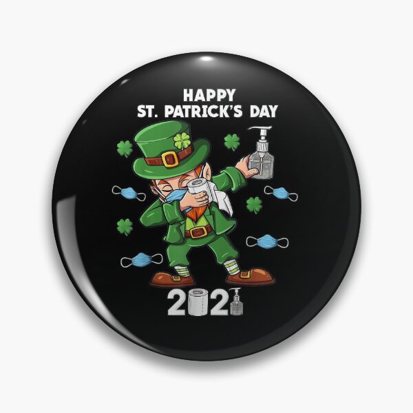 Item preview, St Patrick's Day Dabbing Leprechaun In A Mask Boys Kids 2021 T-Shirt designed and sold by davidcgonzale.