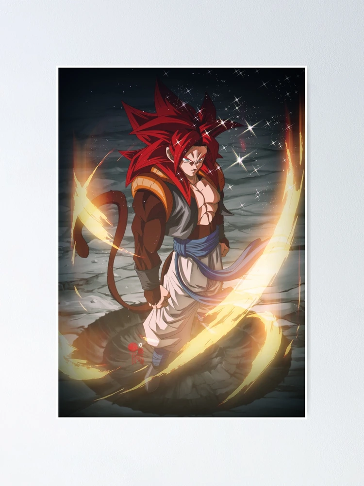 GOGETA SSJ 4 Poster for Sale by memeboyxaxa