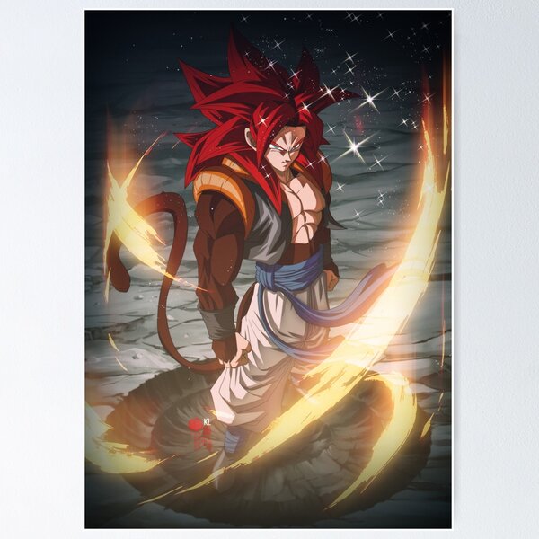 GOGETA SSJ 4 Poster for Sale by memeboyxaxa