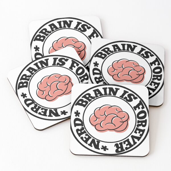 Item preview, Brain Is Forever nerd designed and sold by Toonify4U.